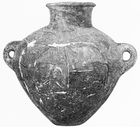 No. 104. A splendid Vase with Suspension-rings, from the
Lowest Stratum (15 M.).